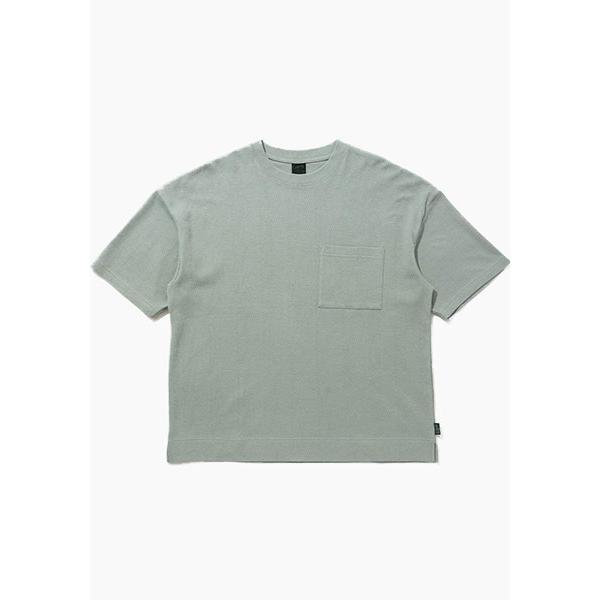 GO HEMP ゴーヘンプ | WIDE SLIT TEE [MINERAL GREEN]