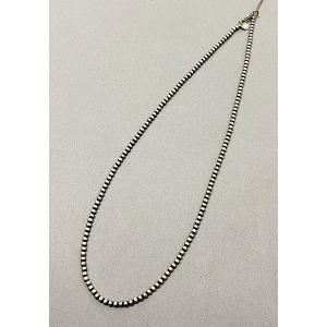 Indian Jewelry FUNNY公式ストア ナバホ族 シルバービーズネックレス