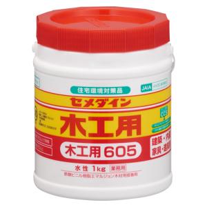 木工用接着剤605　ポリ1ｋｇ【業】 4901761102582 事務用品 貼・切用品 木工用接着剤 セメダイン AE-194｜seek2