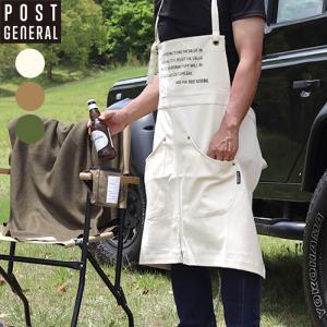 メール便 POST GENERAL ポストジェネラル エプロン おしゃれ 大人 ロングエプロン 前掛け ワークエプロン WORK APRON 421｜seek2