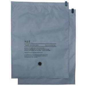 圧縮袋 衣類 収納 旅行 圧縮 袋 LL 2枚セット POST GENERAL TRAVEL VAC...