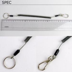 メール便 コイル キーチェーン ワイヤー入り ...の詳細画像1