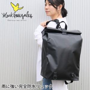 MarkGonzales マークゴンザレス リュック 防水 メンズ ロールトップ 口折れ 縦型 WTMG-502 バックパック リュックサック 防水｜seek2