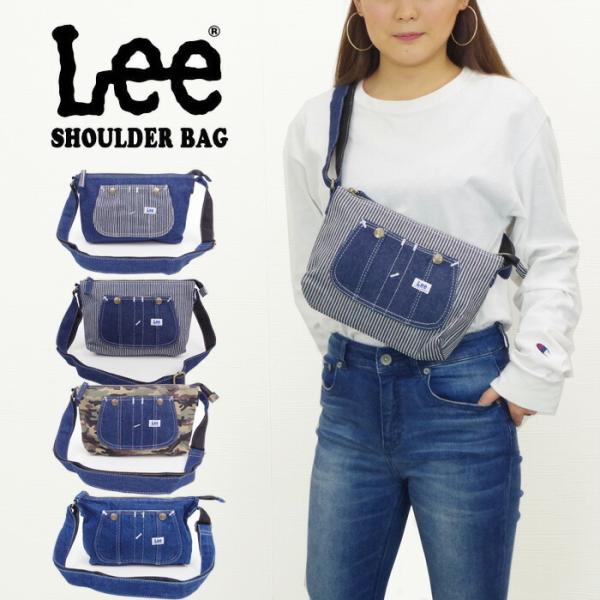 Lee リー ショルダーバッグ キッズ 全4色 0427003 斜めがけバッグ ロゴ 肩かけ 横型 ...