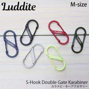 メール便 カラビナ S字フック おしゃれ S字カラビナ M LDKR-M Luddite キーホルダー 鍵 キーケース S字型 金具 パー