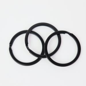二重リング 平 ブラック 30mm 真鍮 フラ...の詳細画像1