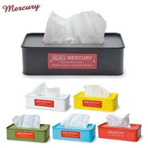 ティッシュボックスケース ブリキ MERCURY マーキュリー ティッシュボックス ティッシュケース 全6色 MEBUTB 収納 おしゃれ｜seek2