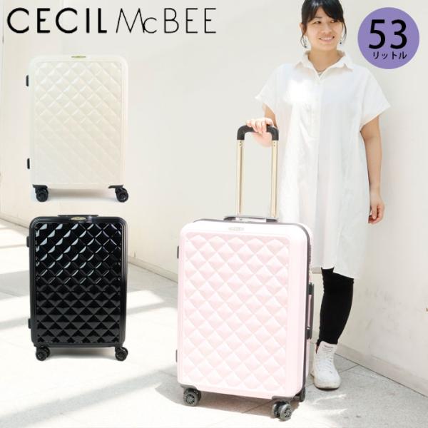 スーツケース Mサイズ かわいい レディース キャリーケース CECIL McBEE セシルマクビー...