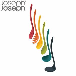 Joseph Joseph ジョゼフジョゼフ ネストユテンシル プラス マルチカラー キッチンツール 5点セット キッチン ツール 調理用品 スロットターナー スパゲッティ｜seek2