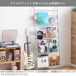 レコードラック ディスプレイラック ワイド 収...の詳細画像3
