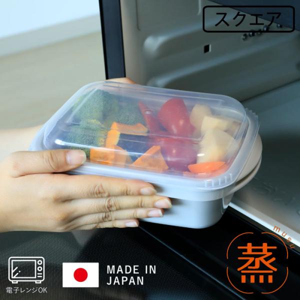 電子レンジ調理器 保存容器 日本製 電子レンジ 調理用品 蒸調理器 蒸し器 抗菌 スチーマー 抗菌加...