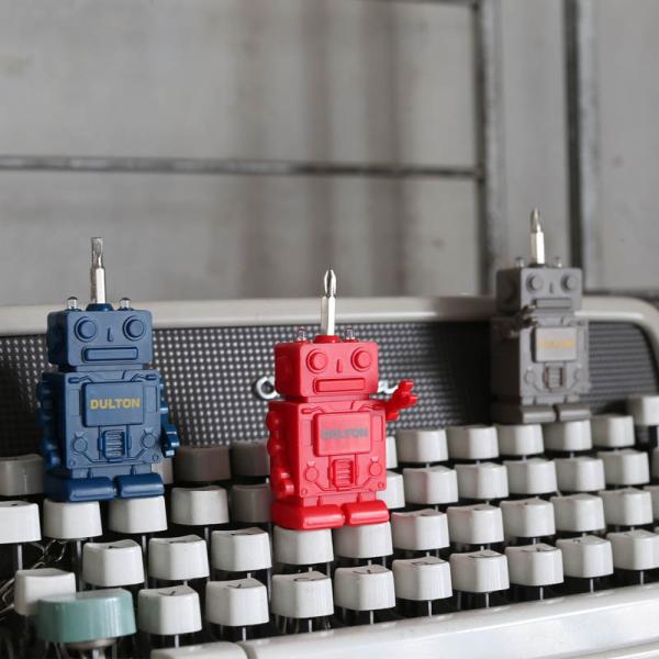 ツール DULTON/ダルトン キー チェーン ロボット キーホルダー グレー/ネイビー/レッド K...