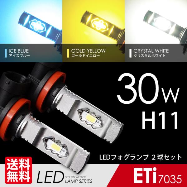 NISSAN ジューク H26.7〜 H11 LED フォグランプ H11 LEDバルブ 後付け ホ...