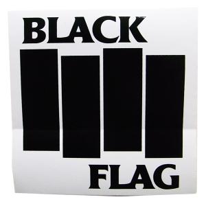 BLACK FLAG(ブラック フラッグ) BARS & LOGO ステッカー｜seekanddestroy