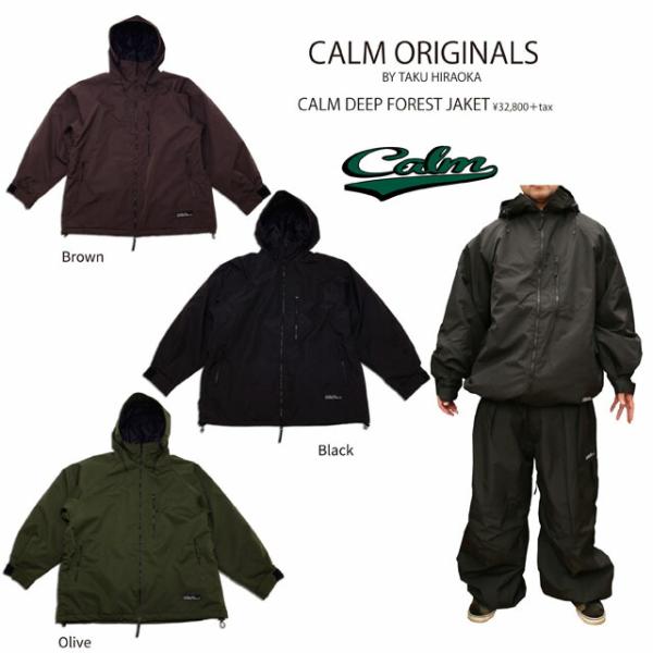 24-25 CALM【カーム】DEEP FOREST JACKET スノーボード ウェア【正規品】