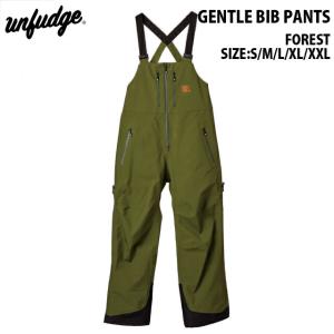 24-25☆UNFUDGE OUTWEAR【アンファッジ】GENTLE BIB PANTS(WIDE FIT