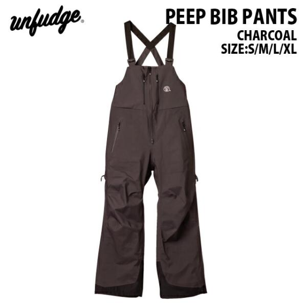 24-25☆UNFUDGE OUTWEAR【アンファッジ】PEEP BIB PANTS(BASIC ...