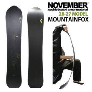 【予約商品】NOVEMBER MOUNTAINFOX 144-148-150-154-158cm　ノーベンバーマウンテンフォックス　2026-27モデル