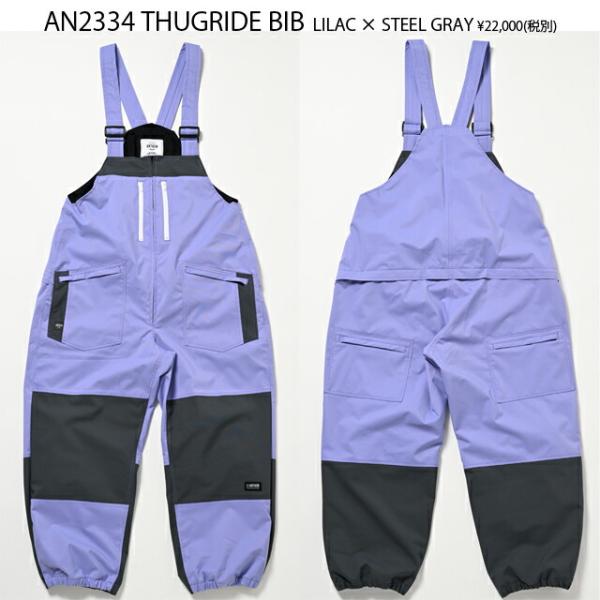 ANTHEM【アンセム】ウェア THUGRIDE BIB【正規品】カラー：LILAC×STEEL G...