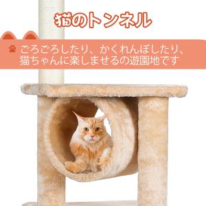 ZENY 「セール価格」キャットタワー 省スペ...の詳細画像4