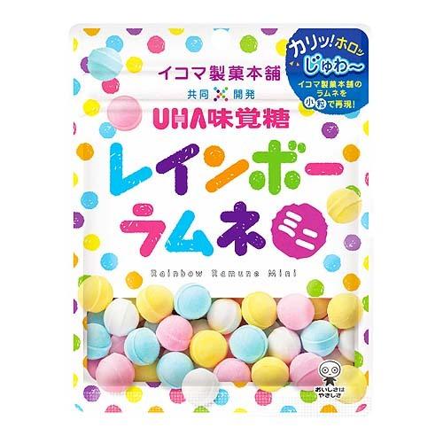 ユーハ味覚糖 レインボーラムネミニ 30g ×6個 /幻のラムネ イコマ製菓と共同開発 /ピンク・黄...