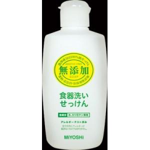 ミヨシ石鹸 無添加 食器洗いせっけん ３７０ｍｌ×40個 (食器用洗剤) (爆買)