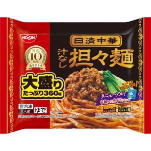 日清　日清中華　汁なし担々麺 大盛り（360ｇ）×14個 （冷凍食品）｜segp-shop