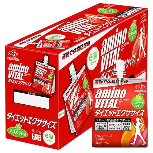 AJINOMOTO　アミノバイタル ゼリードリンク　ダイエットエクササイズ（180g × 6個入 ×...