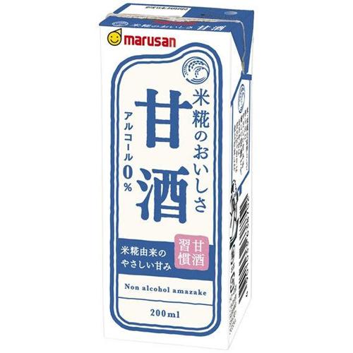 マルサン　甘酒 200ml×24個　/甘酒飲料/あまざけ/アルコール0/麹/米麹