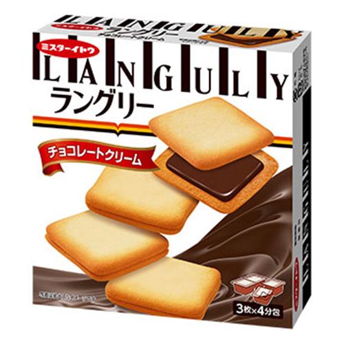 イトウ製菓　ラングリ―チョコレートクリーム 12枚（3枚×4パック）×6個×2セット