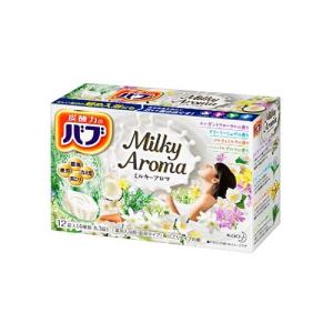 花王 バブ ミルキーアロマ 40g×12錠(4種類 各3錠) ×24個(2ケース) /入浴剤 /塩素除去剤(アミノ酸)配合｜segp-shop