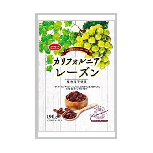 共立食品 カリフォルニアレーズン 植物油不使用 190g × 12個 / レーズン / ドライフルー...