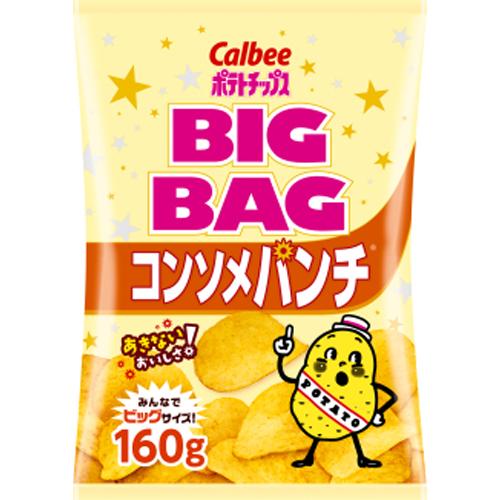 カルビー　ポテトチップス　コンソメパンチ　160g (BIGBAG)×12個×2セット　駄菓子/スナ...