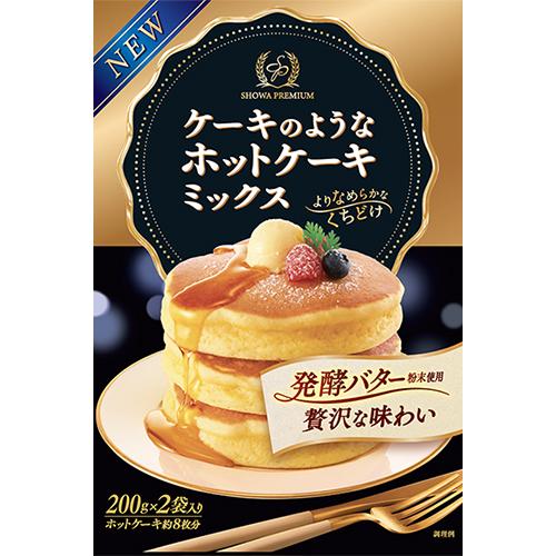 昭和産業 ケーキのようなホットケーキミックス 箱４００ｇ×6個 昭和産業