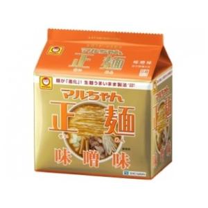 東洋水産 マルちゃん正麺 味噌味 ５食入×6個