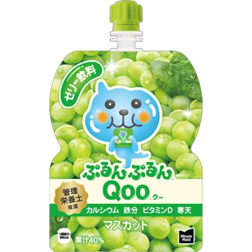 コカ・コーラ ミニッツメイド ぷるんぷるんQOO（クー）マスカット 125g×6個×2セット /運動...