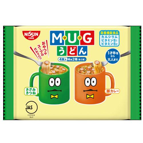 日清　日清マグうどん　4食入り　94g（めん80g）×12個 (爆買)