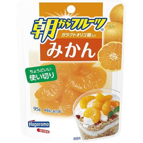 はごろもフーズ　朝からフルーツ　みかん（パウチ）　95ｇ×6個　果物のシロップ漬け/フルーツのシロッ...