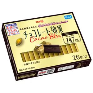 明治 チョコレート効果 カカオ86％ パウチ 37g×120個（1ケース）（チョコレート）バレンタイン/ホワイトデー/チョコ/美と健康/高カカオポリフェノール/低GI食品 明治 チョコレート効果 カカオ86％ パウチ 37g×10個（チョコレート