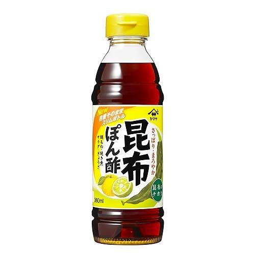 ヤマサ 昆布ぽん酢360ml ×12本 /１９９９年発売のロングセラー /かんきつ果汁がマッチ