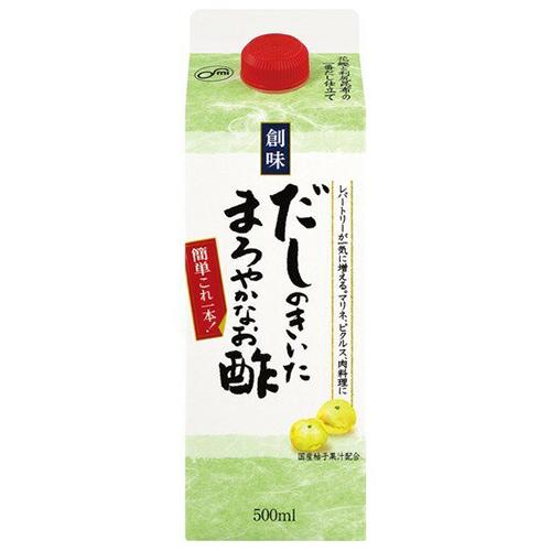 創味 だしのきいたまろやかなお酢 500ml×6個 (爆買)
