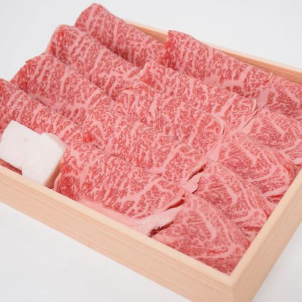 創業明治18年「肉の廣岡」厳選 国内産牛本格厚切りロースすき焼き用(冷凍)すきやき/ギフト (爆買)