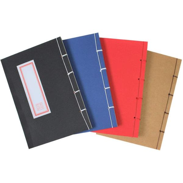 和綴じノート A5 縦書き 文房具 自由帳 日記帳 俳句 オフホワイト 120ページ 2冊セット