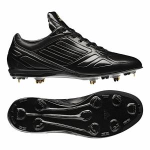 adidas スパイク　野球　27.5 adidas 野球スパイク 金属 ブラック 27.0cm