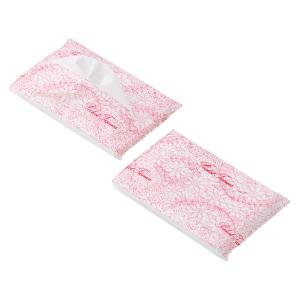 ポケットティッシュ8w花柄(1P)(赤)の商品画像