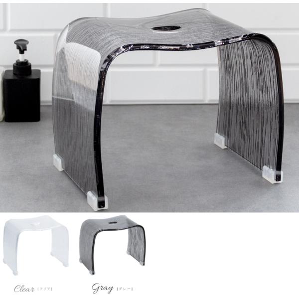 バスチェア お風呂の椅子 アクリルバスチェア new Ray レイ m-3ND-BC320-new ...