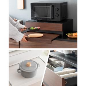 電子レンジ下のトレイ レンジ下トレー(引き出し...の詳細画像1