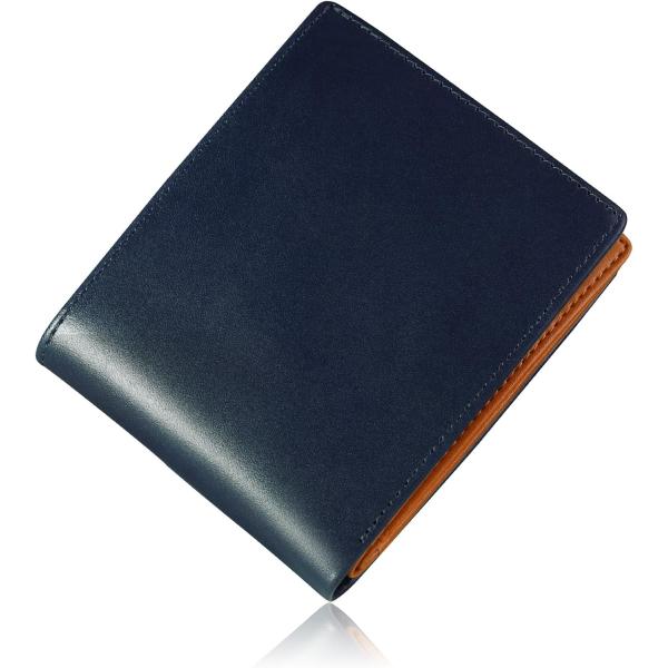 二つ折り財布 財布 メンズ 2つ折り 栃木レザー 本革 ボックス型の小銭入れ 大容量 カード16枚 ...