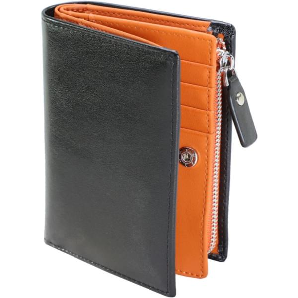 財布 メンズ 二つ折り 本革 【3代目】 大容量 L字型ファスナー小銭入れ 軽量 防水 折りたたみ財...