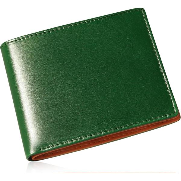 財布 メンズ 2つ折り 栃木レザー 二つ折り財布 本革 極薄 ふたつおり さいふ 薄い カードケース...